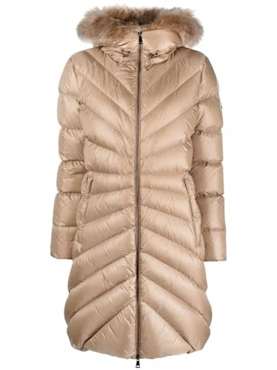 Moncler Outerwear In Brown
