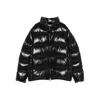 Moncler Padded Jackets With High Collar And Side Pockets In Black