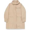 Moncler Two Piece Down Jacket In Brown