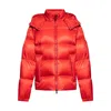 Moncler Down Puffer Jacket In Brown