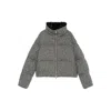 Moncler Brezesse Wool-blend Short Down Jacket In Gray