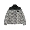 Moncler Full Zip Down Jacket With Removable Sleeves In Multicolor