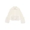 Moncler Zip-up Cardigan In White