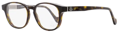 Moncler Oval Acetate Eyeglasses In Multi