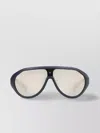 Moncler Oval Bubble Curved Frame Sunglasses