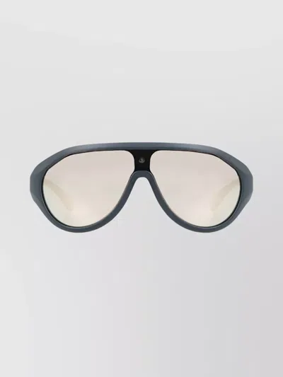 MONCLER OVAL BUBBLE MIRROR LENS SUNGLASSES