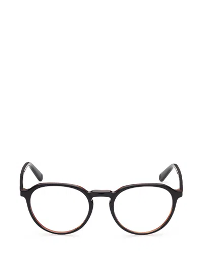 Moncler Oval Frame Glasses In 005