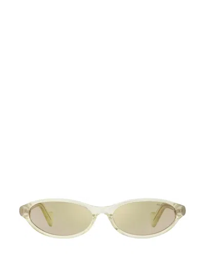 Moncler Oval-frame Sunglasses In Multi