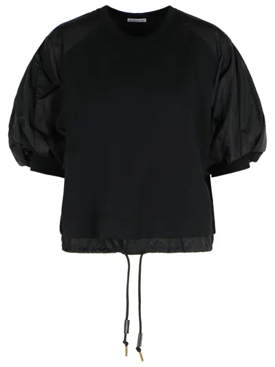 Moncler Over Black Cotton T-shirt