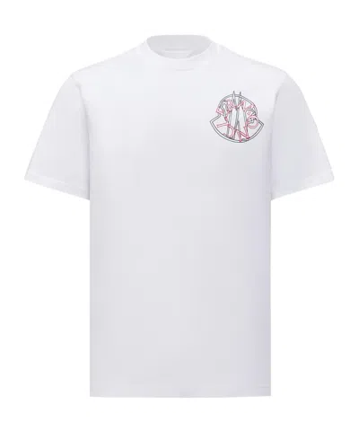 MONCLER MONCLER LOGO PRINTED CREWNECK T-SHIRT