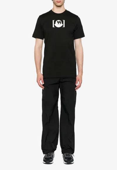 MONCLER OVERLAPPED LOGO T-SHIRT