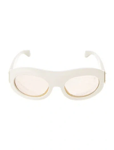 Pre-owned Moncler Oversize Gradient Sunglasses In Neutral