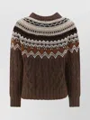 Moncler Patterned-jacquard Sweater