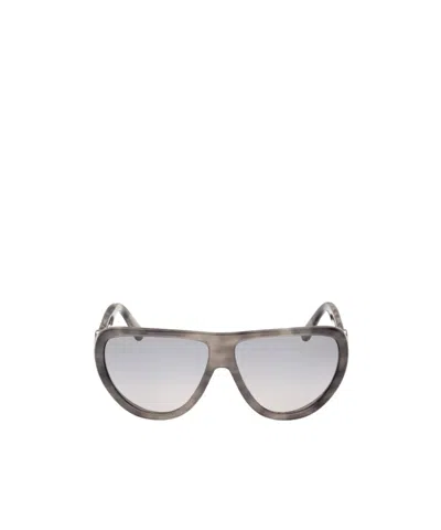 Moncler Oversized-frame Sunglasses In Gray