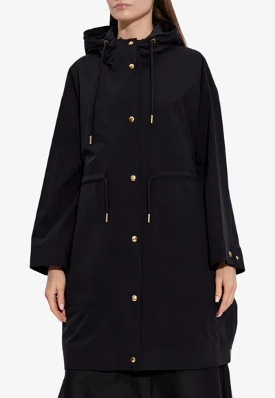 Moncler Oversized Padded Parka In Black
