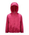 Moncler Owara Zip-up Hooded Jacket In Red