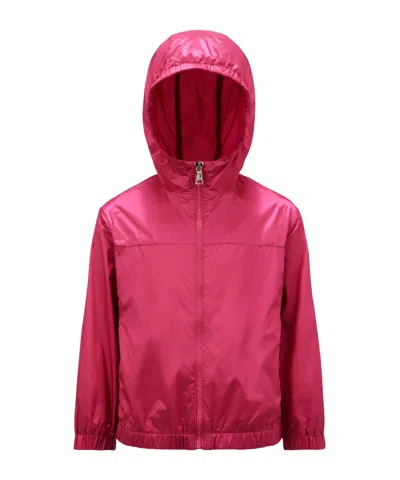 Moncler Owara Zip-up Hooded Jacket In Red