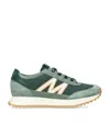 Moncler Sneakers Pacey2 En Daim Et Nubuck In Green