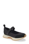 Moncler Pacey Ballet Mary Jane Sneaker In Black