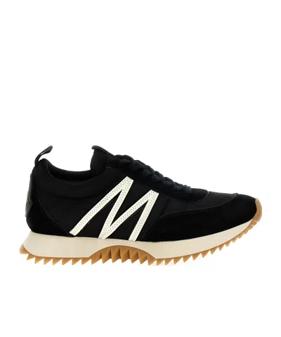 MONCLER PACEY SUEDE-PANELLING SNEAKERS