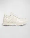 Moncler Tie Low-top Casual Shoes In Gardenia
