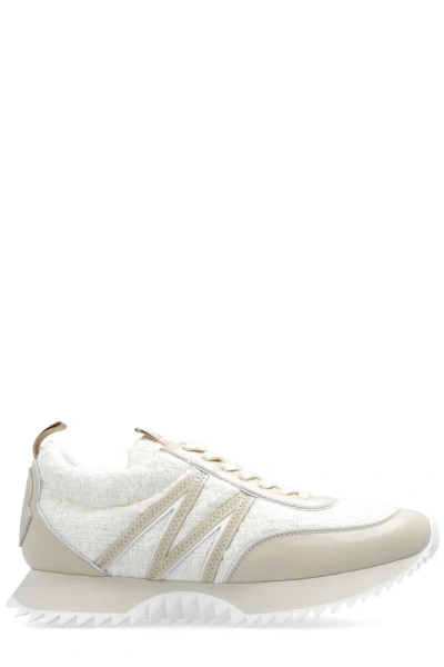 Moncler Pacey Bouclé Sneakers In Beige