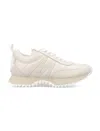 Moncler Tie Low-top Casual Shoes In White