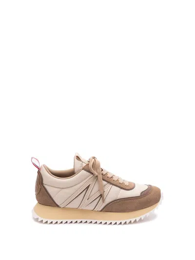 Moncler `pacey` Low-top Sneakers In Beige