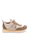Moncler `pacey` Low-top Sneakers In Beige