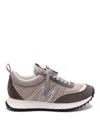 Moncler Pacey Grey Nylon Sneakers In Grey