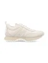 Moncler Tie Low-top Casual Shoes In White