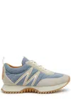 Moncler Pacey Bicolor Runner Sneakers In Blue