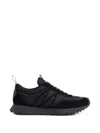 Moncler Pacey Mixed Media Sneaker In Black
