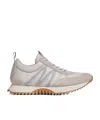 Moncler 30mm Pacey Nylon Sneakers In White
