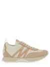 Moncler Stylish Sneakers With Contrast Panels And Texture In Beige