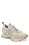 Moncler 30mm Pacey Nylon Sneakers In Pebble