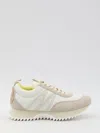 Moncler Pacey Sneakers Leather M-shaped Detail In Multi