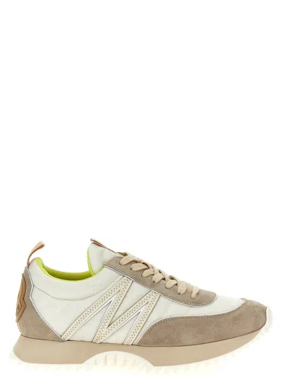 Moncler Pacey Sneakers In Bianco