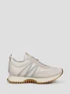 Moncler 30mm Pacey Nylon Sneakers In Light Grey