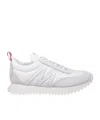 Moncler Low-top Sneakers With Distinctive Rubber Sole In White