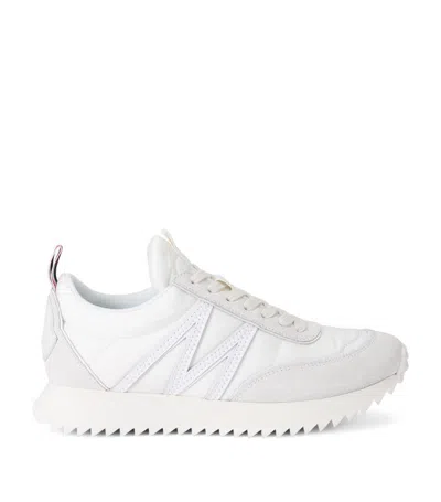 Moncler White Leather Upper Sneaker