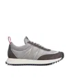 Moncler Pacey Grey Nylon Sneakers In Gray