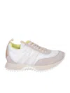 MONCLER MONCLER PACEY WHITE SNEAKERS