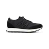 Moncler Pacey2 Suede & Nubuck Trainers, Men, Black, Size: 46 In Black