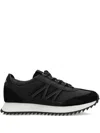 Moncler Pacey2 Suede & Nubuck Trainers, Men, Black, Size: 46 In Black