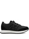 Moncler Pacey2 Suede & Nubuck Trainers, Men, Black, Size: 46 In Black