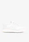 Moncler Low-top Sneakers With Distinctive Rubber Sole In White