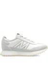 Moncler Sneakers Pacey2 En Daim Et Nubuck In White