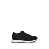 Moncler Pacey2 Suede & Nubuck Trainers, Men, Black, Size: 46