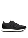 Moncler Pacey2 Suede & Nubuck Trainers, Men, Black, Size: 46 In Black